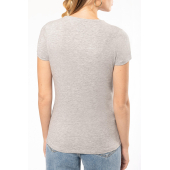 Dames-t-shirt ronde hals korte mouwen