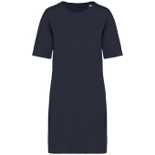 Ecologische verwassen T-shirtjurk