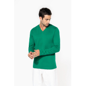 T-shirt V-hals lange mouwen